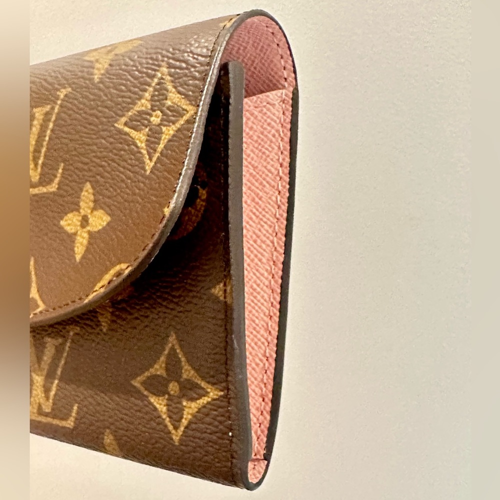 Louis Vuitton Monogram Emilie Wallet Rose Ballerine - Picture 5 of 9